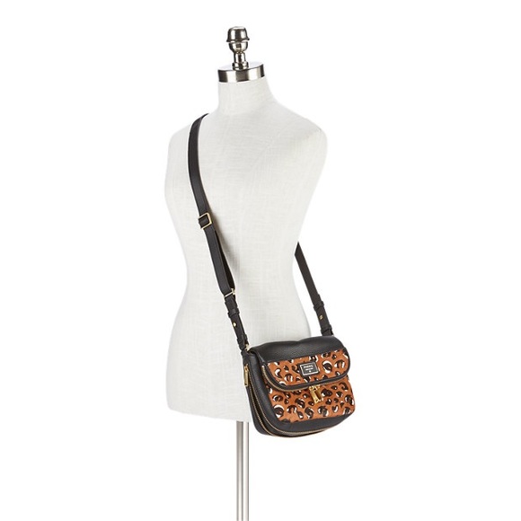 Fossil Preston Small Flap Cross Body Bag, Cheetah - Picture 4 of 4