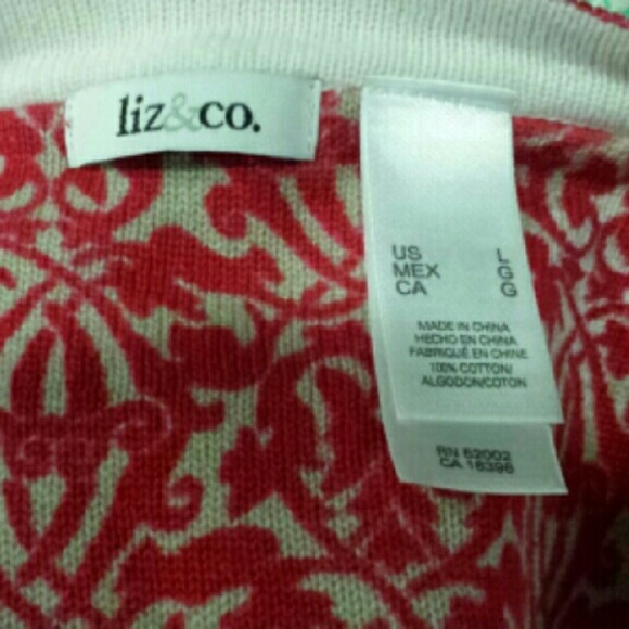 Liz&Co size Large Long Sleeve Button Down - Picture 3 of 3