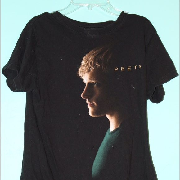 A team peeta mellark hunger games shirt.