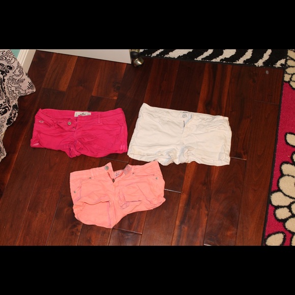 Three shorts.