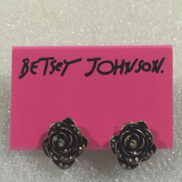 Betsey Johnson Jewelry - Betsey Johnson flower studs