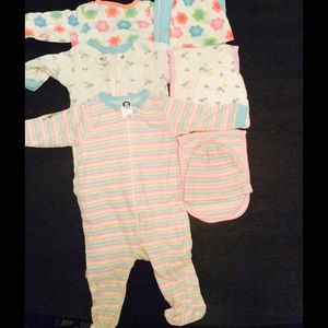Baby Girl Bundle. 9 piece set.