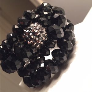 🆕 NWOT Coil Black Stone Bracelet