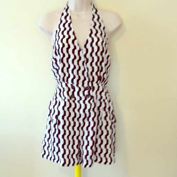 Lulus Dresses & Skirts - LULU by VeruJ - WHITE and BLACK ROMPER