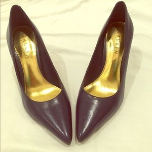 Ralph Lauren Navy Blue Pumps