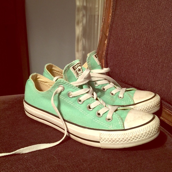 Mint Green Classic Converse