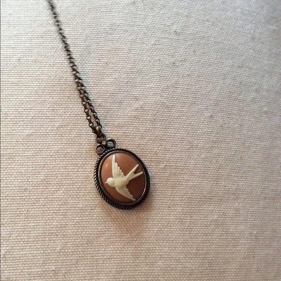 Fossil Dove Necklace