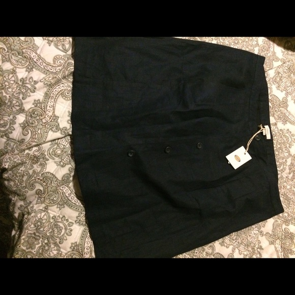 Fossil navy blue skirt