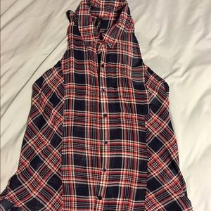 Plaid Tank Top