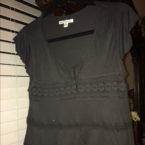 American eagle Ruffles shirt