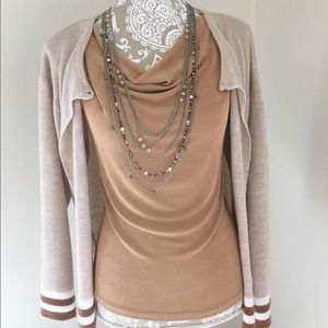 2-1 package deal! Blouse + cardigan