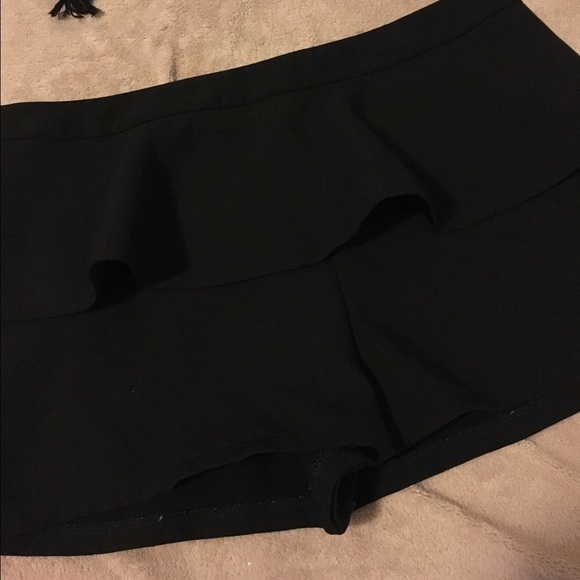 Black cute dress shorts