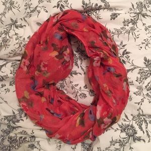 Lightweight Floral Infinity Scarf