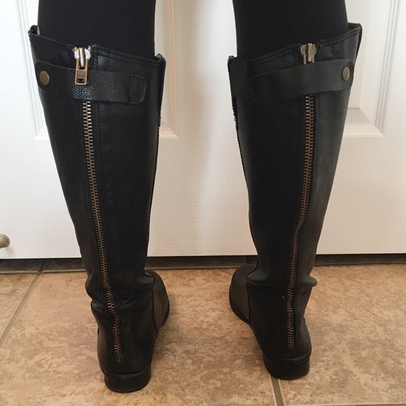 Urban outfitter BDG black riding boots tall - Picture 2 of 3