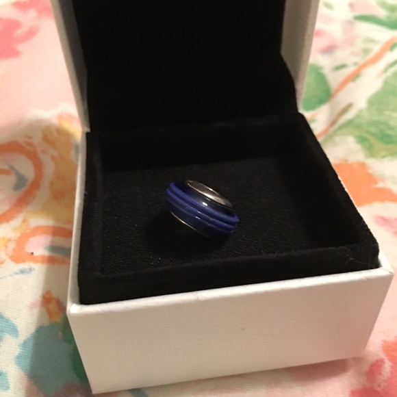 Pandora Dark Blue Murano Glass Charm