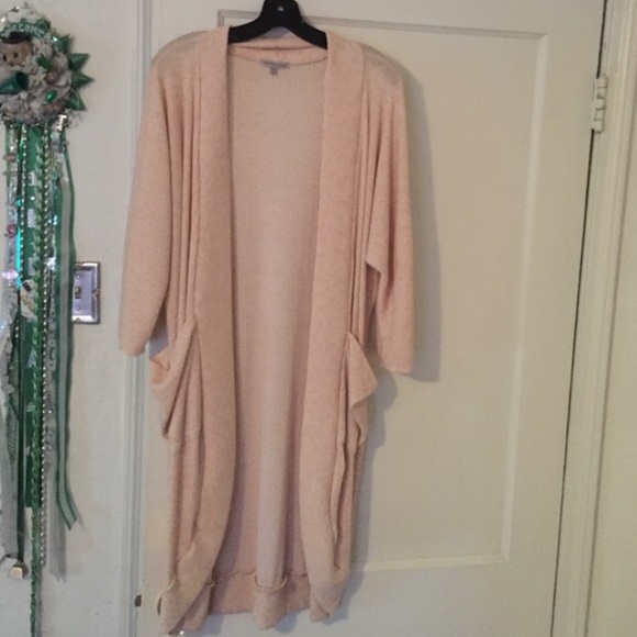 Tan Long Cardigan