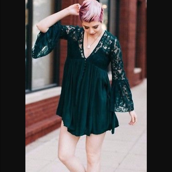 ❤️SOLD❤️free People w/ Love from India Lace Dress - Picture 2 of 4