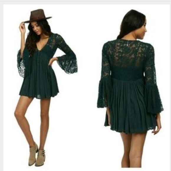 ❤️SOLD❤️free People w/ Love from India Lace Dress - Picture 3 of 4