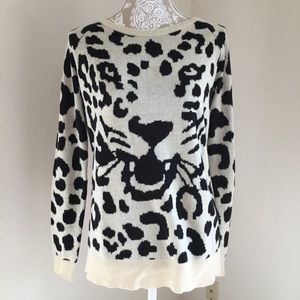 Cheetah print sweater