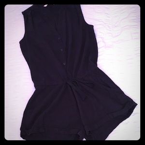 Old Navy Linen Romper – Navy Blue