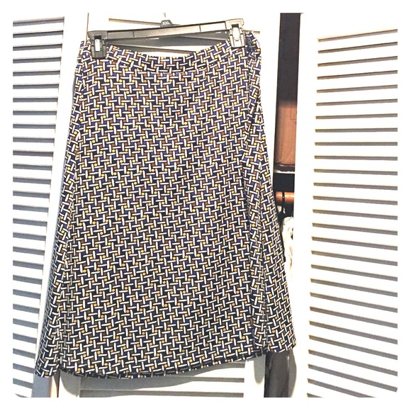 Retro Print Skirt