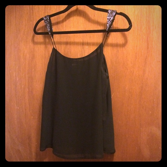 Adorable sequin strap tank! 🌟NEW🌟 without tags. - Picture 1 of 2