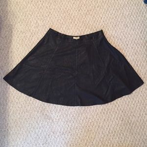NEW! Faux leather skirt