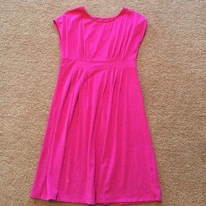 Lands End pink dress
