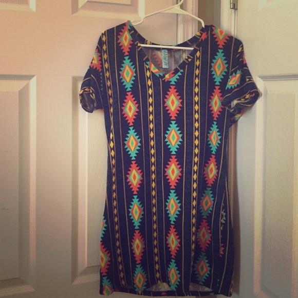 Tribal Print Dress from Francesca's Collections