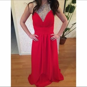 Gorgeous red prom dress. Free dry cleaning!