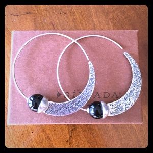 Silpada Comet Hoop Earrings