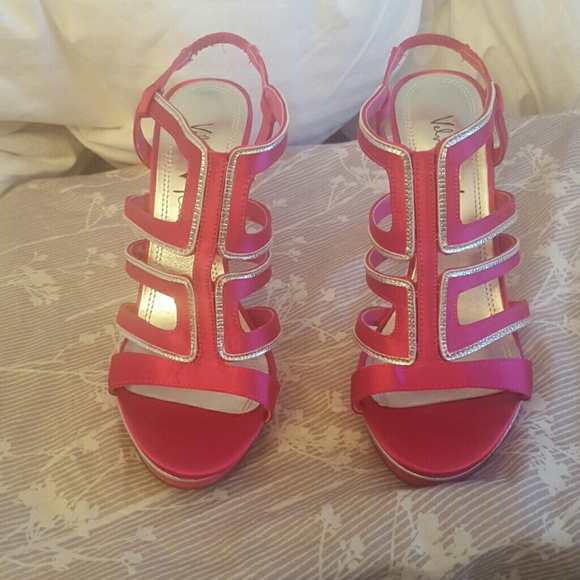 Super cute pink and silver shoes. - Picture 3 of 3