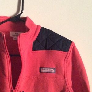 Vineyard Vines Hot pink and blue pullover