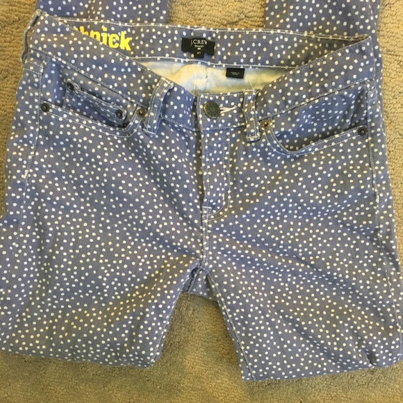 J.Crew polkadot jeans