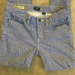 J.Crew polkadot jeans
