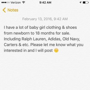 Baby Girl Clothing & shoes