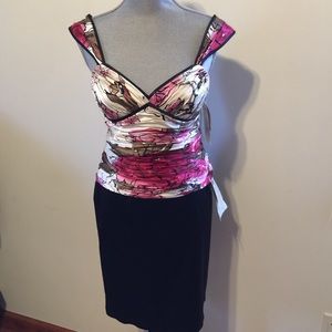 NWT Adrianna Papell silk sexy top!