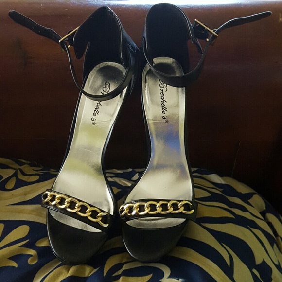 Ankle Strap Dressy Black Pump