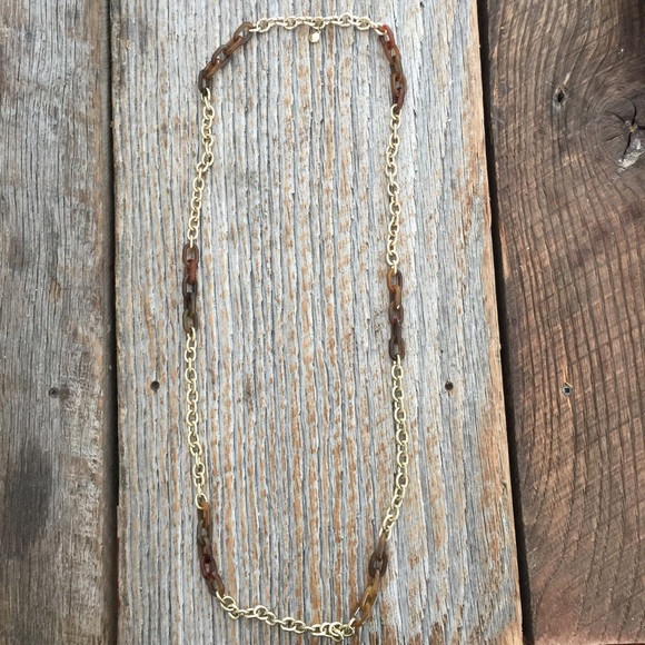 J.Crew Gold/Tortoise Shell Necklace!
