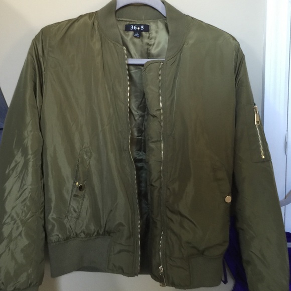 army green bomber jacket