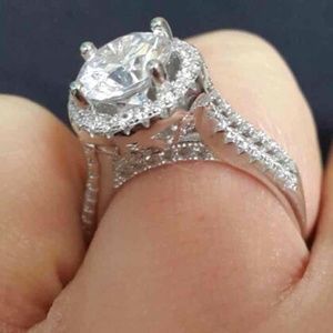 (Size 5) real 925 sterling silver wedding ring