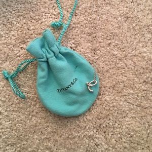 Tiffany Letter Necklace, sterling silver