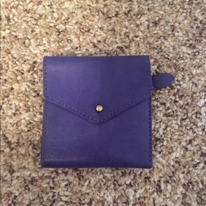 Madewell - Blue Leather Wallet