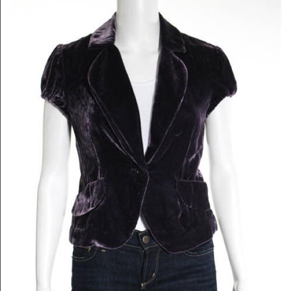 BCBG velvet velour jacket
