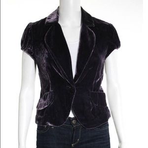 BCBG velvet velour jacket