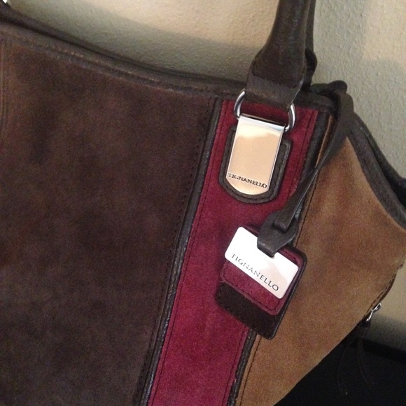 Tignanello Suede Purse - Picture 3 of 4