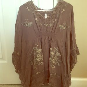 Monoreno Brown Neutral Tunic