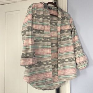 Long sleeve paste pattern shirt