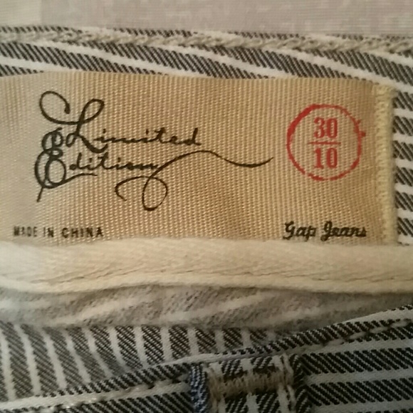 Gap pin stripe limited edition pants
