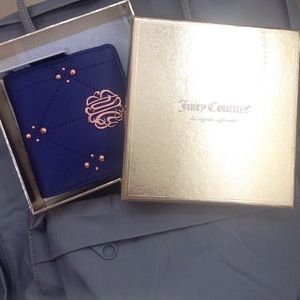 NWT Juicy Couture purple wallet with rose gold dec